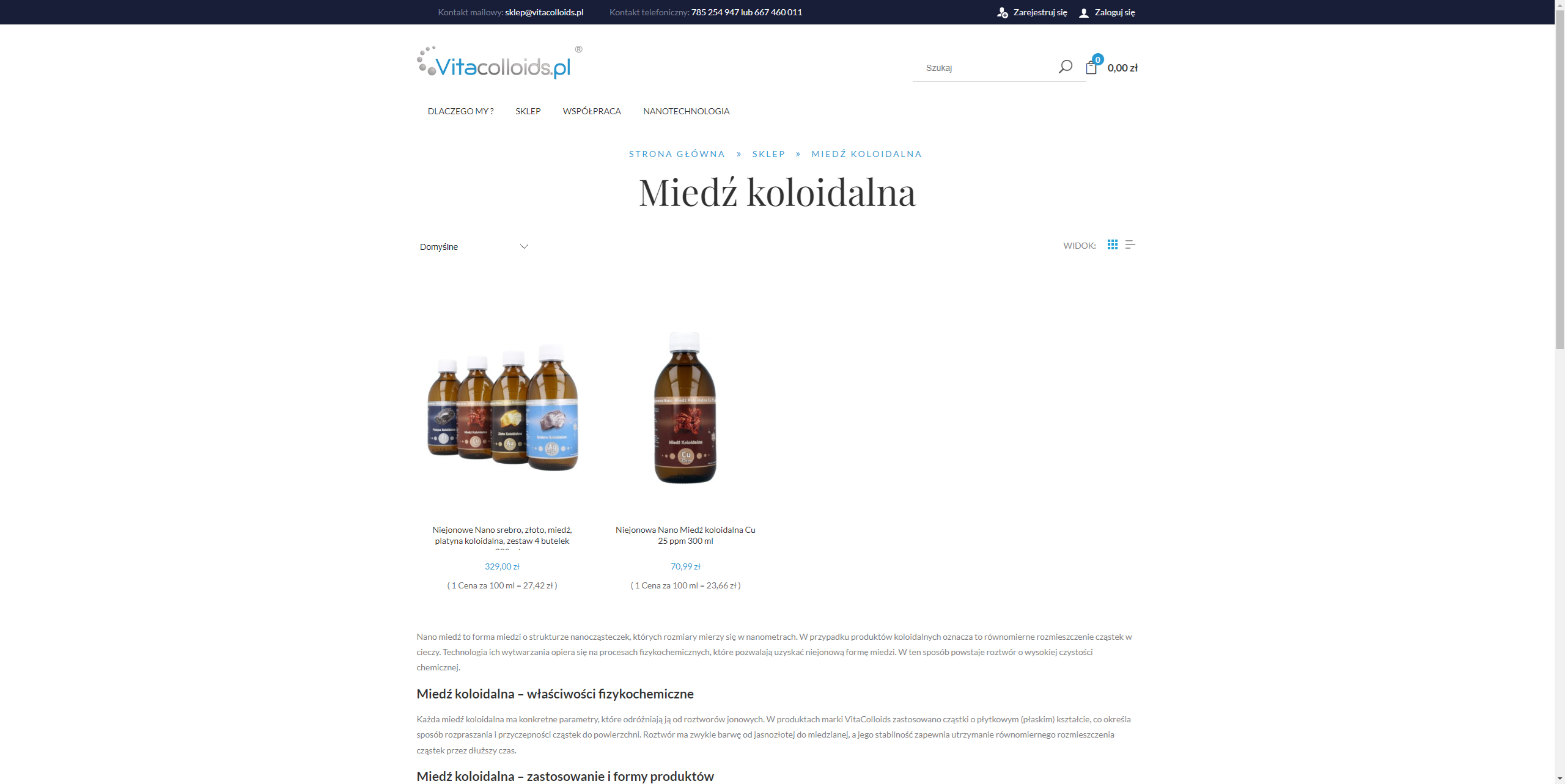 Kosmetyki z miedzią koloidalną - przykłady i działanie