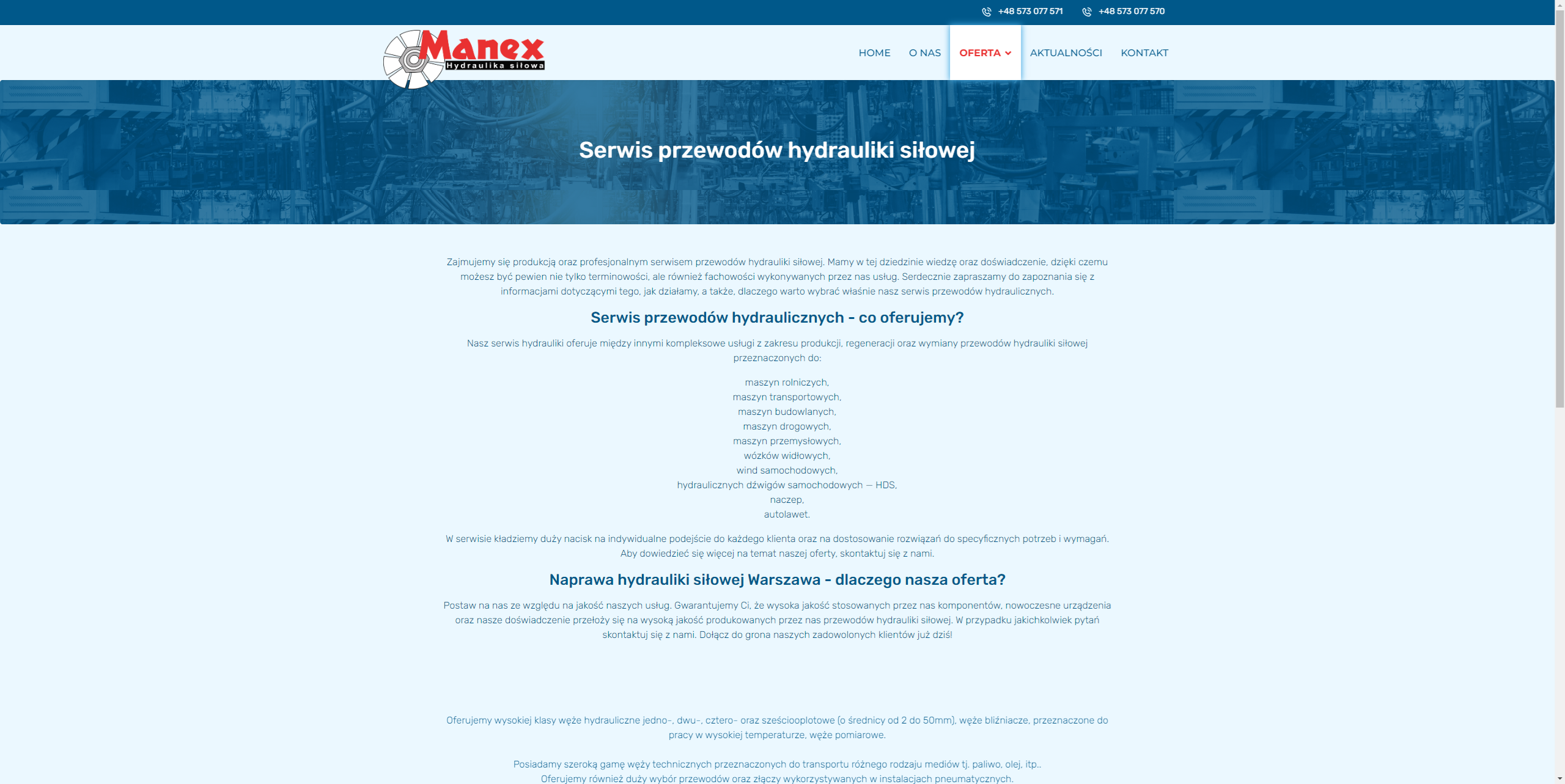 Serwis przewodów hydraulicznych w maszynach budowlanych, rolniczych i przemysłowych - co warto wiedzieć?