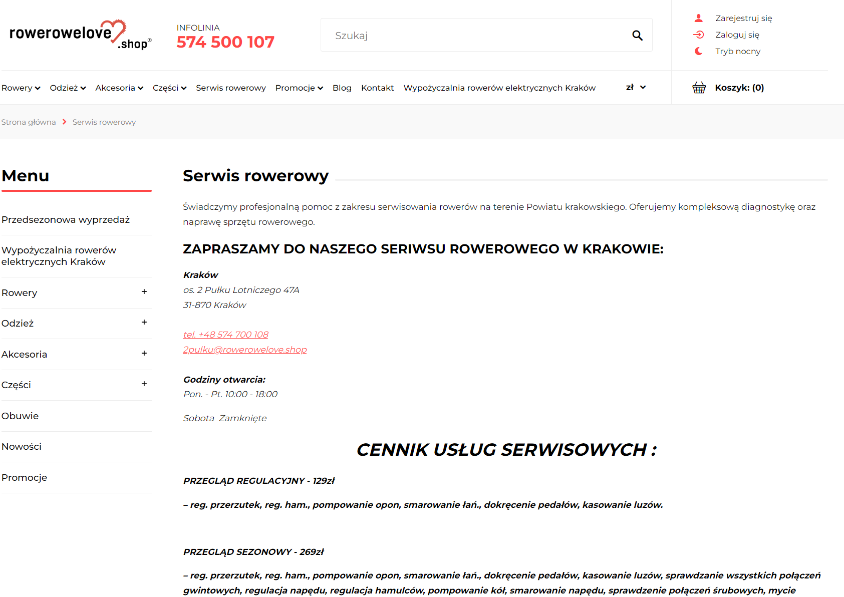 Serwis rowerowy - co obejmuje przegląd sezonowy?