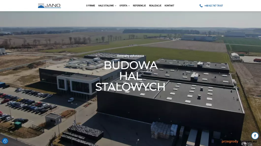 Budowa hal i konstrukcji stalowych - JANO - podgląd
