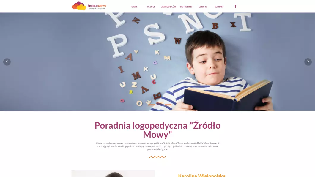 Poradnia logopedyczna Źródło Mowy - podgląd
