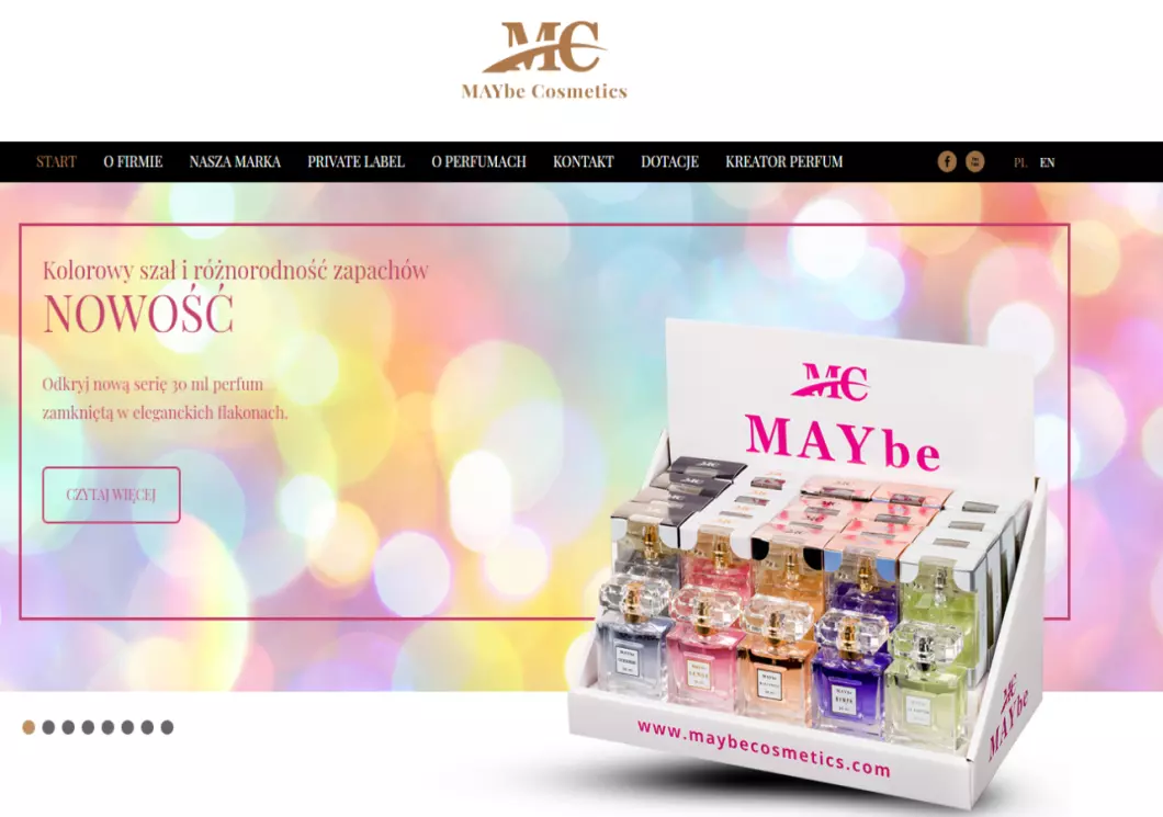 Maybe Cosmetics Producent perfum na zamówienie - podgląd