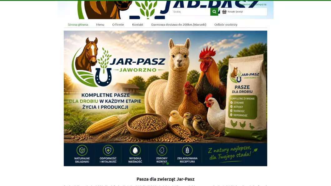 Pasza dla zwierząt JAR-PASZ - podgląd