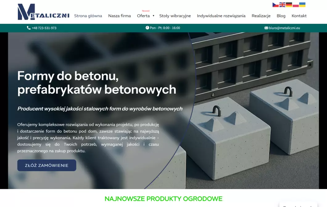 Formy do betonu - Metaliczni - podgląd
